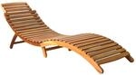 vidaXL Akazienholz Massiv Sonnenliege Klappbar Gartenliege Liegestuhl Holzliege...