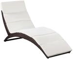vidaXL Sonnenliege mit Auflage Klappbar Gartenliege Relaxliege Gartenm&ouml;bel...