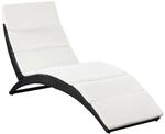 vidaXL Sonnenliege mit Auflage Klappbar Gartenliege Relaxliege Gartenm&ouml;bel Liege