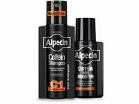 Alpecin Coffein Shampoo C1 Black Edition, 250 ml & Coffein Hair Booster, 200 ml...