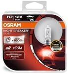 Osram Night Breaker Silver H7, +100% mehr Helligkeit, Halogen-Scheinwerferlampe,