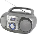 Soundmaster SCD1800TI tragbares Digitalradio CD-Player DAB+ UKW-RDS USB AUX...