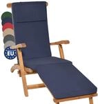 Beautissu Luxus Deckchair Auflage Sonnenliege 175x45x5cm LoftLux DC &ndash; Bezug