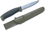 Morakniv Companion Karbonstahlmesser mit fester Klinge, 10,4 cm, Milit&auml;rgr&uuml;n