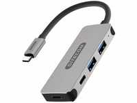 Sitecom CN-384 USB-C Hub 4 Port | USB-C auf 2X USB-C + 2X USB Port Adapter - für
