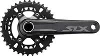 Shimano SLX FC-M7120-B2 2x12-fach Kurbelgarnitur, Black, 165 mm