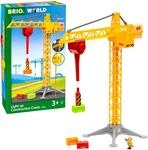 BRIO World Gro&szlig;er Baukran mit Licht - Spielzeug ab 3 Jahre | BRIO