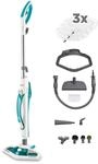 Polti Vaporetto PTEU0282 SV450 Double Dampfbesen mit integriertem Dampfreiniger,