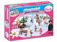 PLAYMOBIL Adventskalender 70260 Heidis Winterwelt, Für Kinder ab 4 Jahren