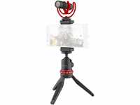 Boya Vlogging Kit Video Mikrofon Mini Stativ mit Verlängerungsgriff Cold Shoe...