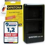 PATONA 1949 Dual Ladeger&auml;t (USB-C Micro-USB) f&uuml;r DMW-BLC12 BLC12E BLC12PP Akku