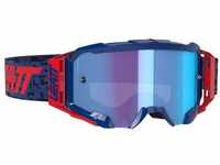Leatt Velocity 5.5 Iriz Motocross-Brille blau/rot