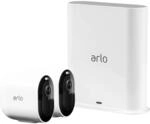 Arlo Pro3 WLAN &Uuml;berwachungskamera aussen, 2K UHD, 2er Set, kabellos,