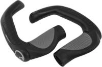 Ergon - GP5 Ergonomische Lock-on Fahrradgriffe mit extra-langem Bar-End | Gripshift