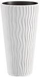ZANVIC Blumentopf Mod. Sandy Slim 400 Ma&szlig;e: 39 x 71 cm, Wei&szlig;, 39 cm