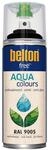 belton free Wasserlack RAL 9005 tiefschwarz, seidengl&auml;nzend, 400 ml -...