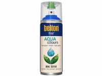 belton free Wasserlack RAL 5010 enzianblau, hochglänzend, 400 ml - Geruchsneutral