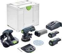 Festool Akku-Kantenschleifer ETSC 125 Set &ndash; 18 V mit Systainer | 2x Akku BP...