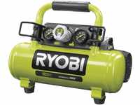 RYOBI 18 V ONE+ Akku-Kompressor PRO R18AC-0 (max. Druck 8,3 bar, Tankinhalt 3,8l,