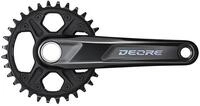 Shimano Deore M6120 Kurbelgarnitur Schwarz 175mm