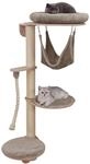 Kerbl Pet Katzenkratzbaum Dolomit Grappa, Katzenliegeplatz, zur Wandmontage, Taupe,