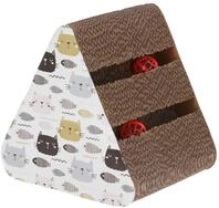 Kerbl Pet Katzenkratzbrett Boon aus Pappe, 22,4x26x26 cm