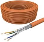 Draka Netzwerkkabel Verlegekabel LAN Kabel 50m Cat 7 S/FTP PiMF LSZH Halogenfrei AWG