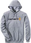 Carhartt, Herren, Weites, mittelschweres Sweatshirt mit Logo-Grafik, Grau meliert, S