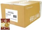 HELLMA Erdnussflips - 80 Stk. Knusprige Knabberei im Mini-Beutel je 8 g -