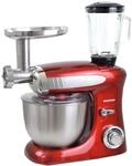 Syntrox Germany KM-1300W Red de Luxe K&uuml;chenmaschine Knetmaschine Mixer mit