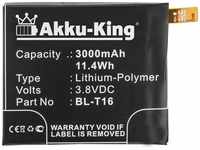 Akku-King Akku kompatibel mit LG BL-T16 / EAC62718201 - Li-Polymer 3000mAh -...