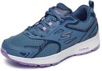 Skechers Damen Go Run Consistent Sneaker, Blue Leather Purple Trim, 39 EU