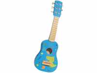 Eichhorn – Gitarre für Kinder – Blaue Kindergitarre, stimmbare Nylonsaiten,