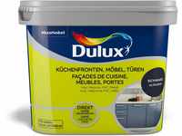 Dulux Fresh Up Farbe für Küchen, Möbel, Türen, 750ml, SCHWARZ, seidenmatt 