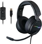 THE G-LAB Korp Thallium Gaming-Kopfh&ouml;rer, USB, 7.1, Digital Surround - Headset f&uuml;r