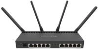 MikroTik WLAN-Router RB4011iGS+5HacQ2HnD-IN (RB4011iGS+5HacQ2HnD-IN), Schwarz