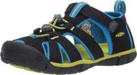 KEEN Unisex Kinder seacamp 2 cnx Sandalen, Black Brilliant Blue, 36 EU