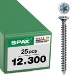 SPAX Holzbauschraube, 12, 0 x 300 mm, 25 St&uuml;ck, T-Star plus, Senkkopf mit