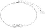s.Oliver Damen Armkette Infinity, 925er Sterling Silber rhodiniert