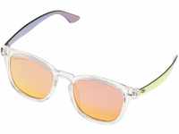 Urban Classics Unisex 109 Sunglasses UC Sonnenbrille, transparent/red, one Size