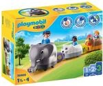PLAYMOBIL 1.2.3 70405 Mein Schiebetierzug mit 3 Waggons, erweiterbar, ab 1,5 Jahren