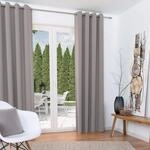 Beautissu Amelie 2er Set Gardinen - Blackout Vorh&auml;nge Blickdicht mit &Ouml;sen - Gardine