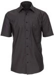 CASAMODA Businesshemd Uni Comfort Fit Schwarzgrau 42