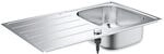 GROHE K200, K&uuml;chensp&uuml;le 1 Becken 86x50cm (Sp&uuml;lbecken links oder rechts einbaubar,