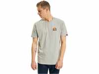 ellesse Mens Canaletto Tee T-Shirt, Grey Marl, SML
