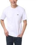 Vans Herren Left Chest Logo Tee T-Shirt, Wei&szlig; (White Black Yb), X-Small