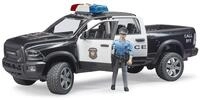 Bruder 02505 - RAM 2500 Polizei Pickup mit Polizist und Light and Sound Modul - 1:16