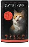 Cats Love Classic Katzenfutter Nassfutter Rind Pur (Rind, 24 x 85g)
