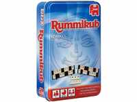 Jumbo Spiele Original Rummikub Kompakt in Metalldose - der Spieleklassiker unter den