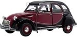 Solido S1805013 - Citroen 2CV6 Charleston, Bj. 1983, Modellauto, 1:18, Rot/Schwarz